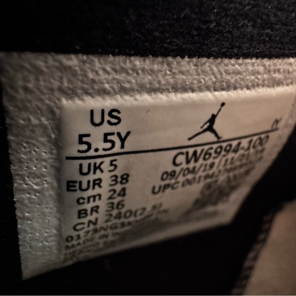Air Jordan 6 Rings Concord Black White Metallic Gold Sneakers Basketball Runners - Picture 11 of 11